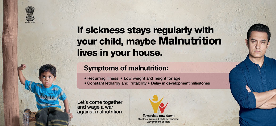 If sickness stays regularly with your child, maybe Malnutrition lives in your house.